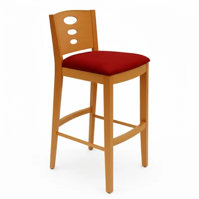 Bar Stools with Wooden Legs