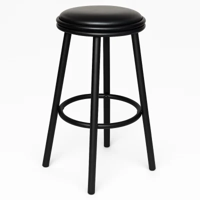 Black Metal Bar Stools