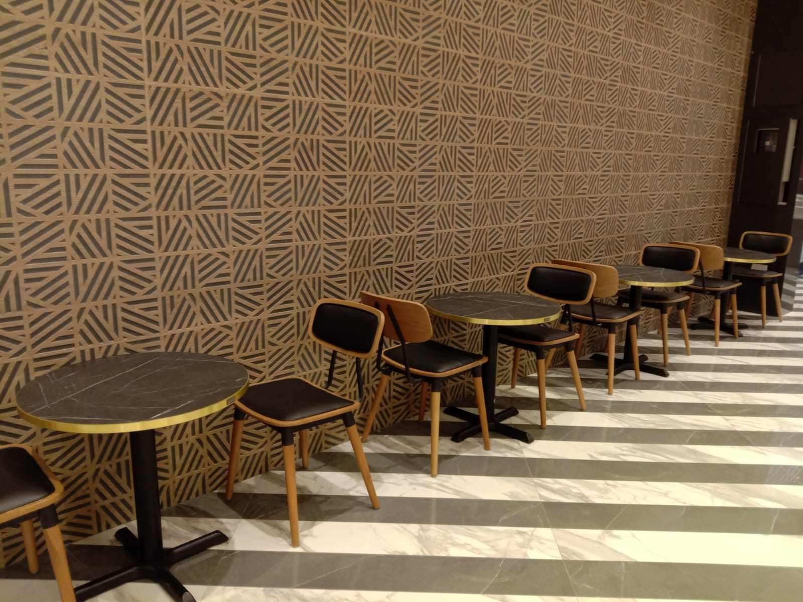 Furniture supplied to cafe in Dubai
