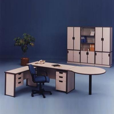 L-Shape Desk With Conference