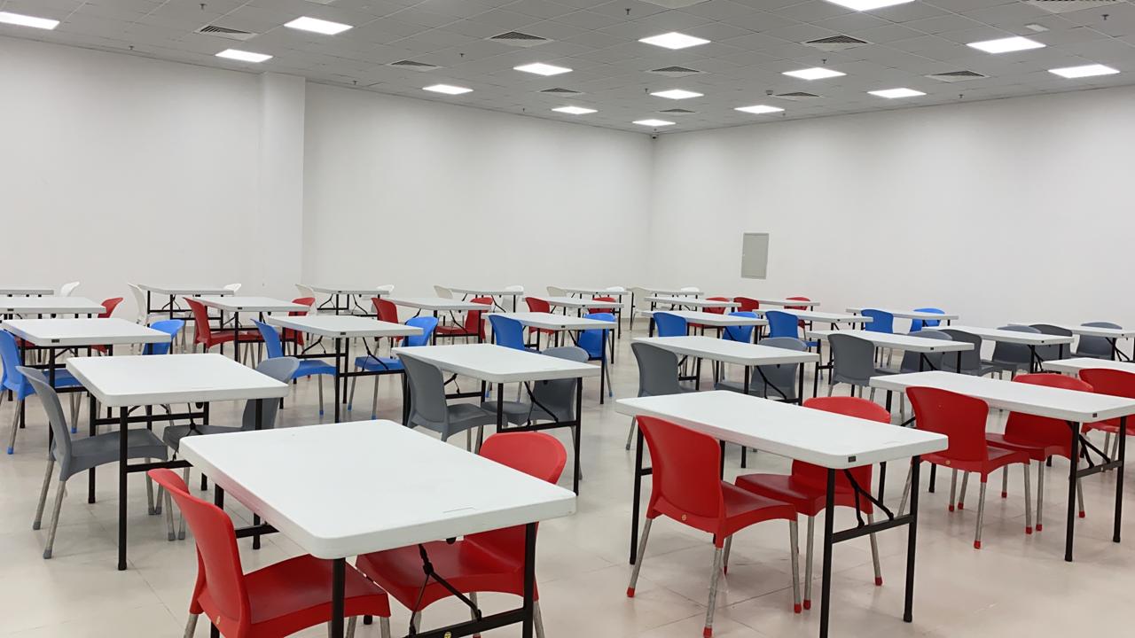 staff canteen tables in Dubai