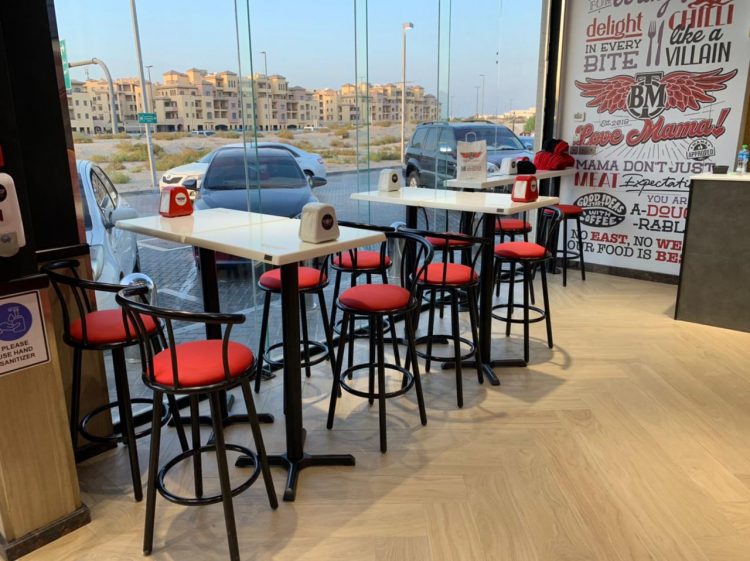restaurant bar stools Dubai