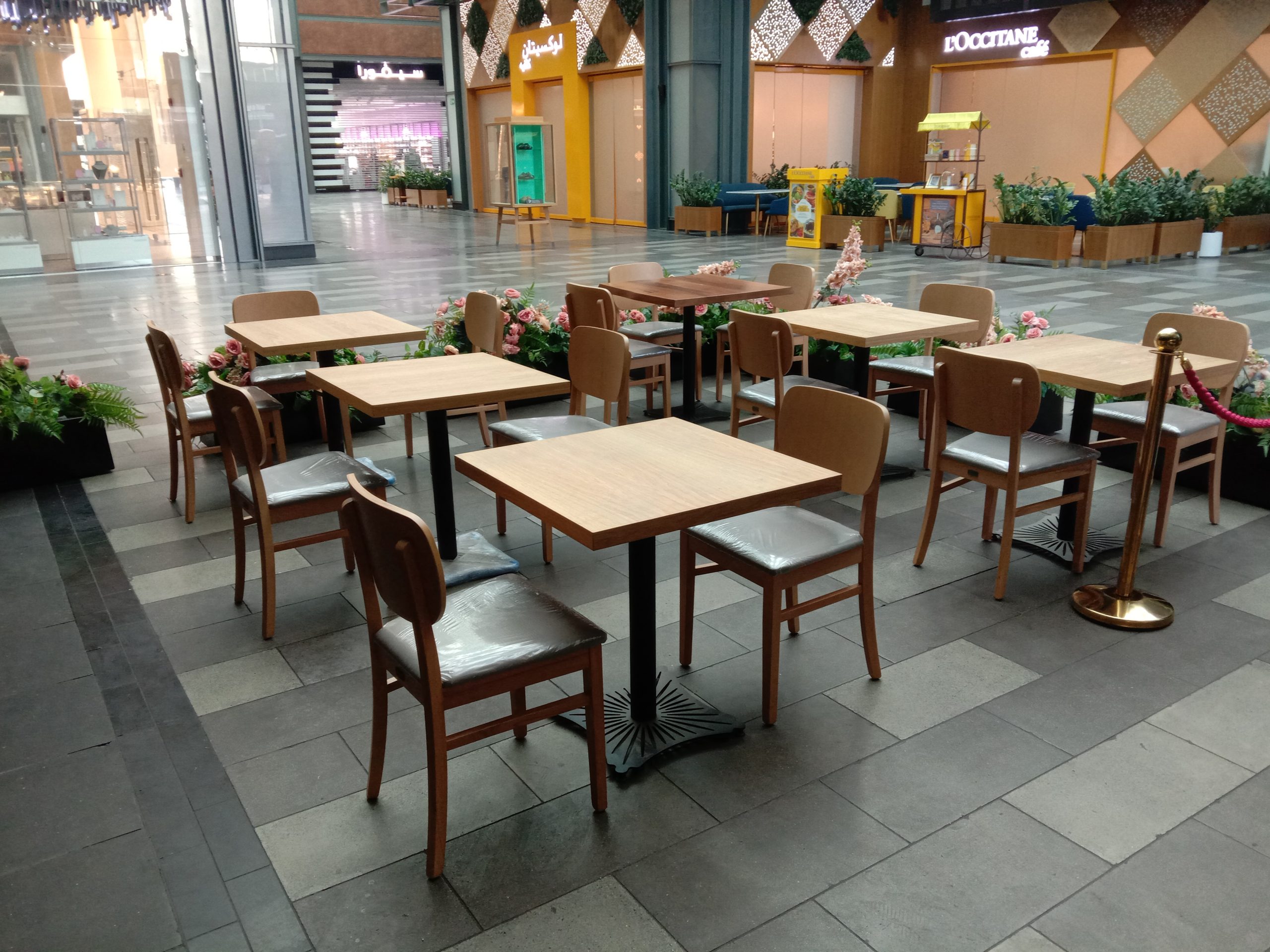 Italian chairs supplied to  restaurant Citywalk Dubai