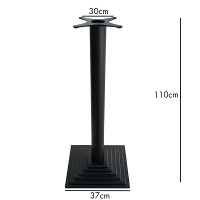 bar height table bases for cafe