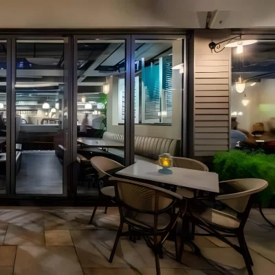 cafe table chairs
