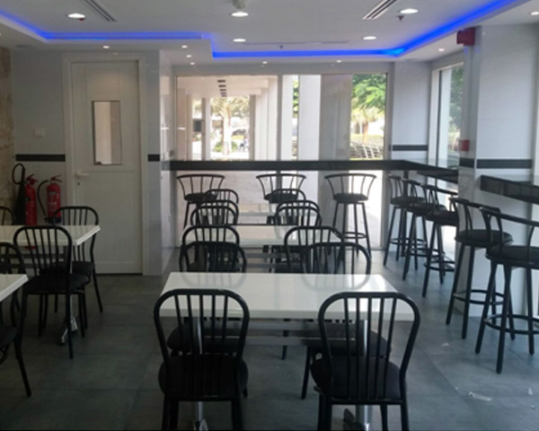 steel canteen chairs in UAE