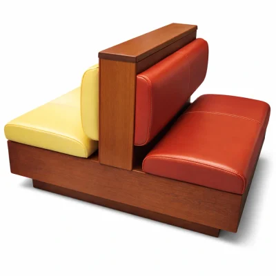 leather banquette seating