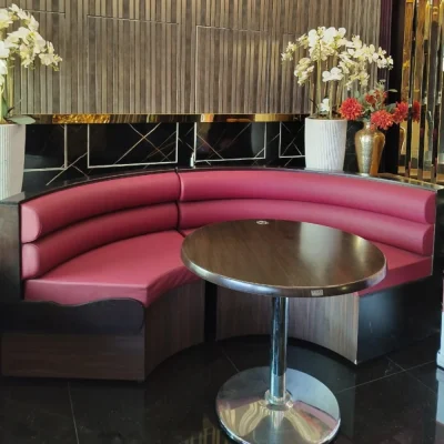 sofa booth for cafe and restaurant