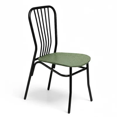 steel metal chair