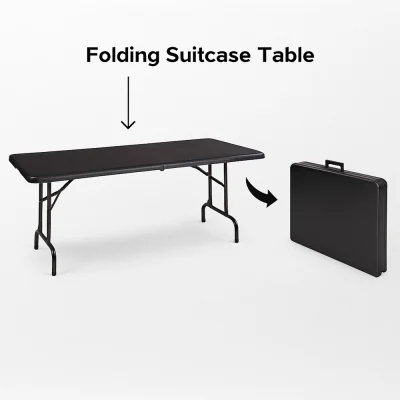 suitcase table