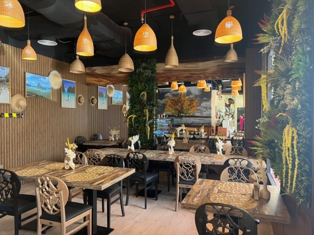Restaurant furniture for the Phuket Kitchen