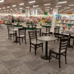 wooden dining table and chairs