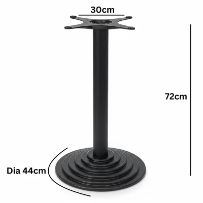 black table base for cafe black table base for cafe