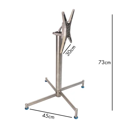 folding double leg for cafe