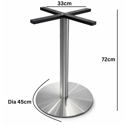 steel table base