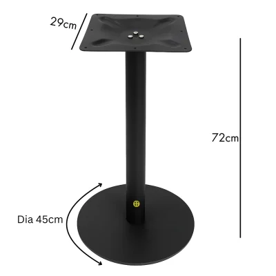 round table base for cafe