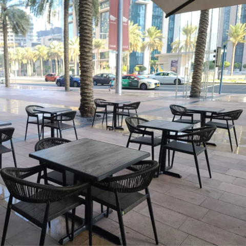 outdoor cafe chair in dubai cafe chair and table