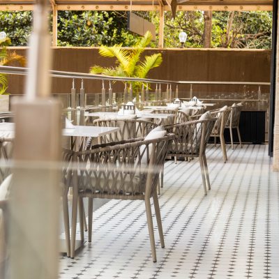 Aluminium restaurant outdoor furniture