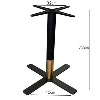 gold table base for cafe