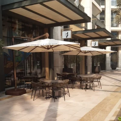 outdoor chair cafe in Dubai