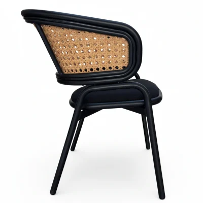black chair for cafe and restaurant