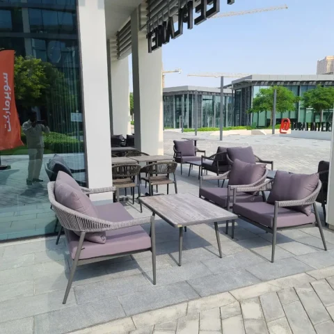Outdoor sofa set