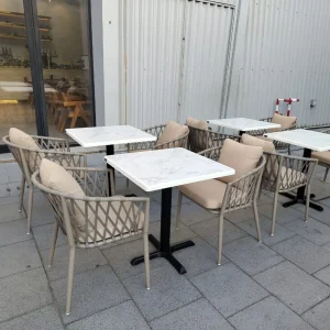 cafe table and chairs