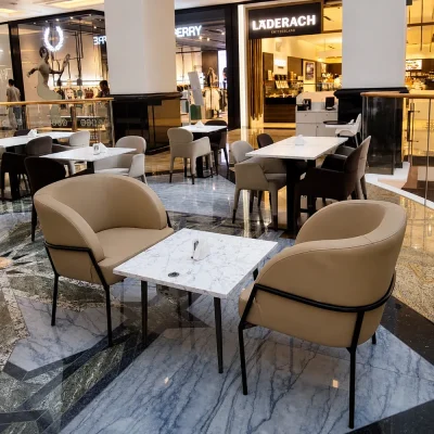 Chair for coffee shop in shoping mall