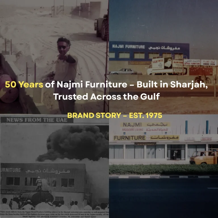 50 years of najmi furniture in the UAE